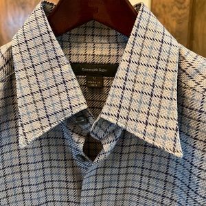 Ermenegildo Zegna NWOT Soft Flannel Made in Italy Size M